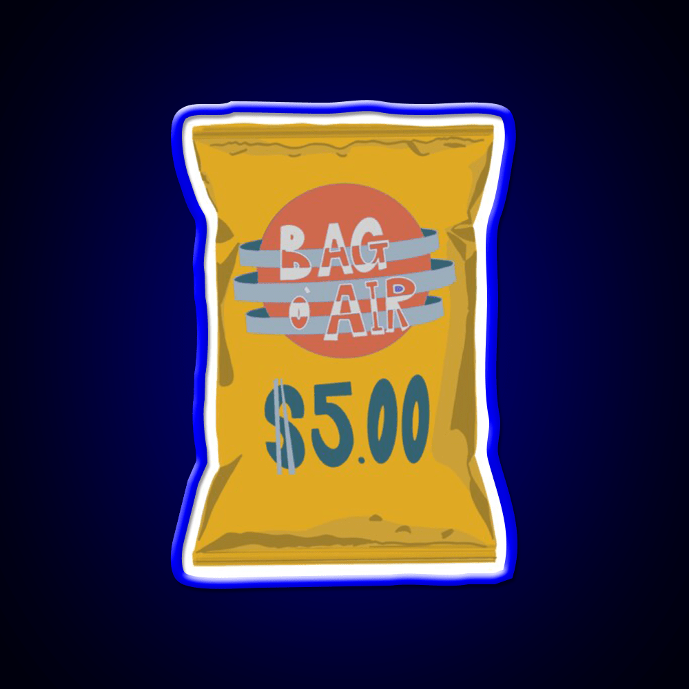 Bag Of Air Snack Food Led Neon Sign Rgb Color - Shineneon