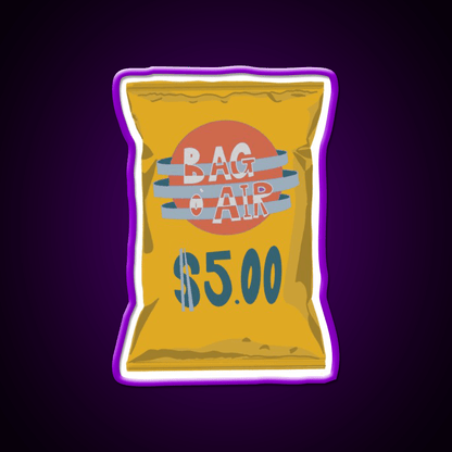 Bag Of Air Snack Food Led Neon Sign Rgb Color - Shineneon