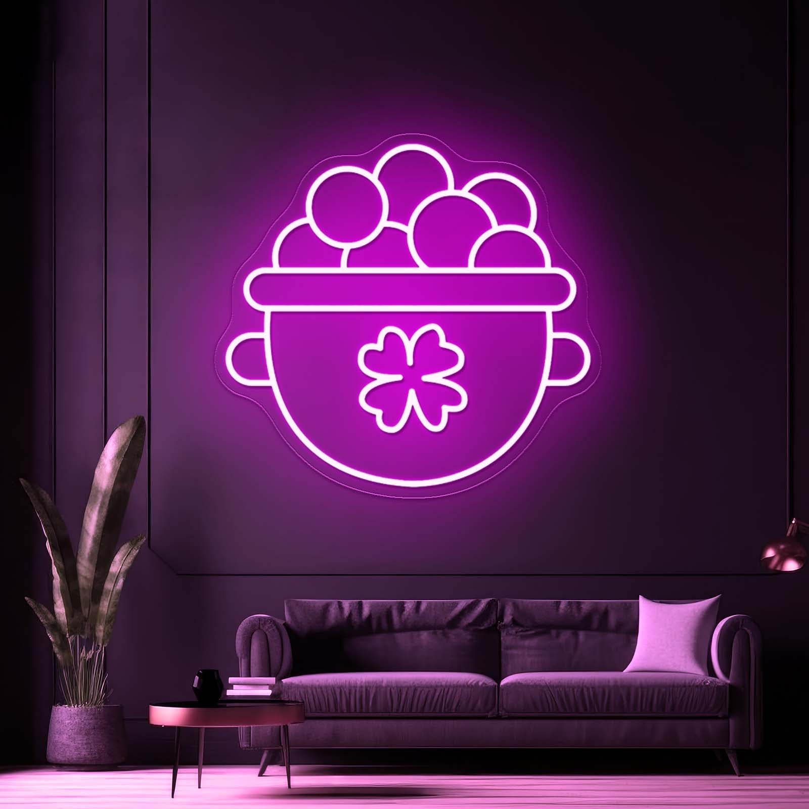 Bag Of Gold Neon Sign Saint Patrick Day Led Neon Signs - Shineneon