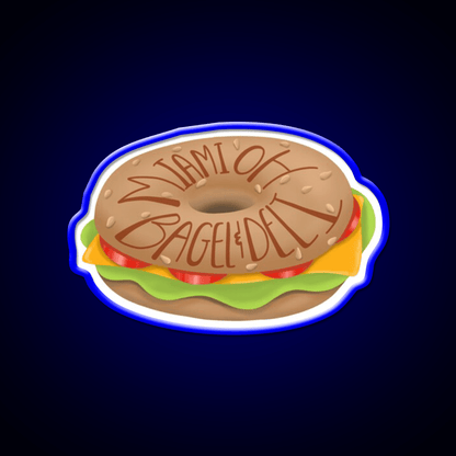 Bagel And Deli Miami University Snack Food Led Neon Sign Rgb Color - Shineneon