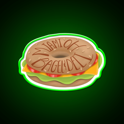 Bagel And Deli Miami University Snack Food Led Neon Sign Rgb Color - Shineneon