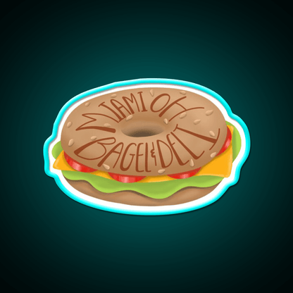 Bagel And Deli Miami University Snack Food Led Neon Sign Rgb Color - Shineneon
