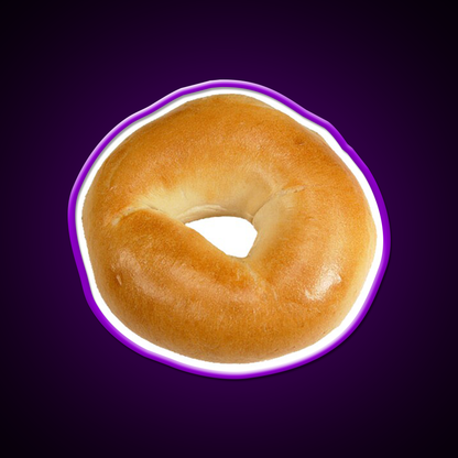 Bagel Love Fast Food Led Neon Sign For Burger Place Rgb Color