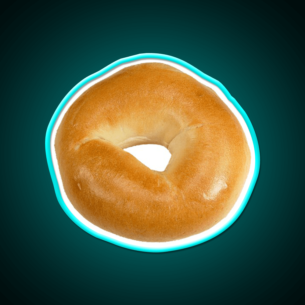 Bagel Love Fast Food Led Neon Sign For Burger Place Rgb Color - Shineneon