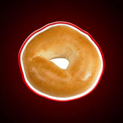 Bagel Love Fast Food Led Neon Sign For Burger Place Rgb Color - Shineneon