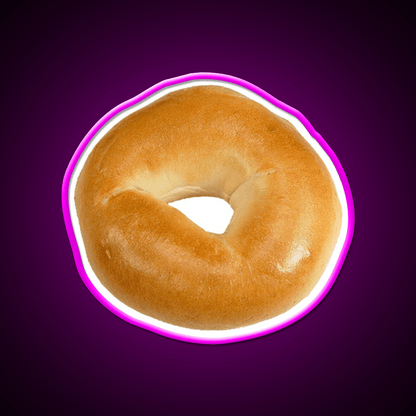 Bagel Love Fast Food Led Neon Sign For Burger Place Rgb Color - Shineneon