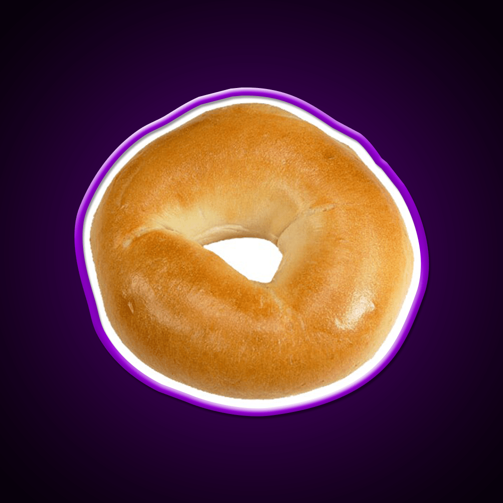 Bagel Love Fast Food Led Neon Sign For Burger Place Rgb Color - Shineneon