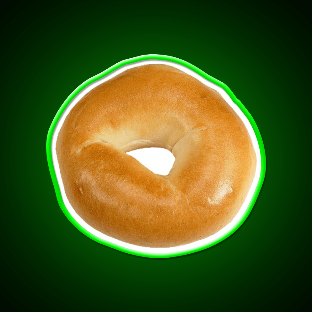 Bagel Love Fast Food Led Neon Sign For Burger Place Rgb Color - Shineneon