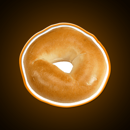 Bagel Love Fast Food Led Neon Sign For Burger Place Rgb Color - Shineneon