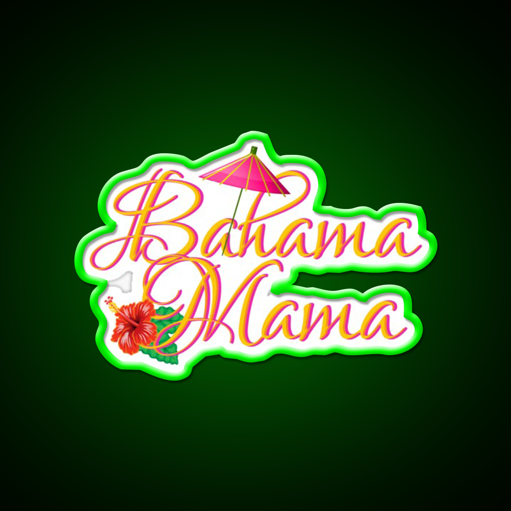 Bahama Mama Cocktail Bar Decor Led Neon Sign Neon Party Sign Rgb Color - LED neon sign view 8