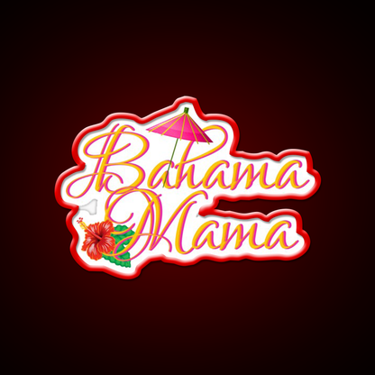 Bahama Mama Cocktail Bar Decor Led Neon Sign Neon Party Sign Rgb Color - LED neon sign view 10