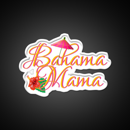 Bahama Mama Cocktail Bar Decor Led Neon Sign Neon Party Sign Rgb Color - LED neon sign view 11