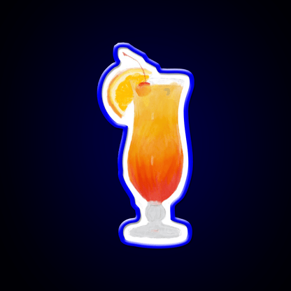 Bahama Mama Cocktail Bar Decor Led Neon Sign Rgb Color - Shineneon