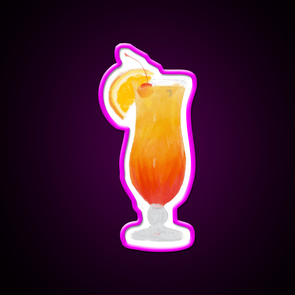 Bahama Mama Cocktail Bar Decor Led Neon Sign Rgb Color - Shineneon