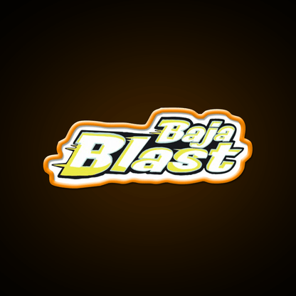 Baja Blast Fast Food Led Neon Sign For Burger Place Rgb Color - Shineneon