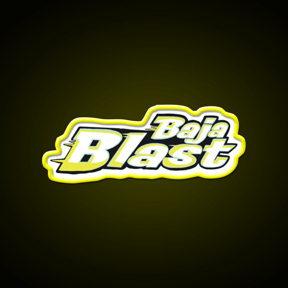 Baja Blast Fast Food Led Neon Sign For Burger Place Rgb Color - Shineneon