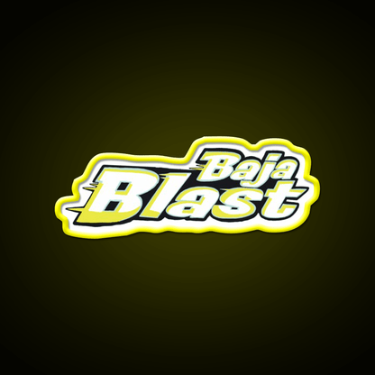 Baja Blast Fast Food Led Neon Sign For Burger Place Rgb Color - Shineneon