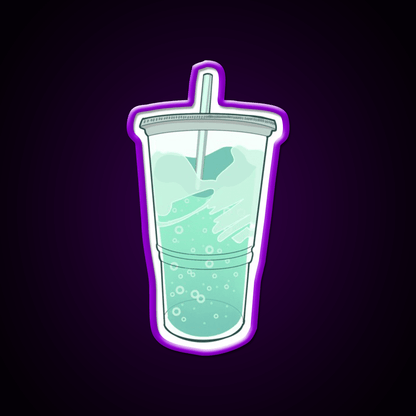Baja Blast Fast Food Led Neon Sign For Burger Place Wall Art Rgb Color - Shineneon