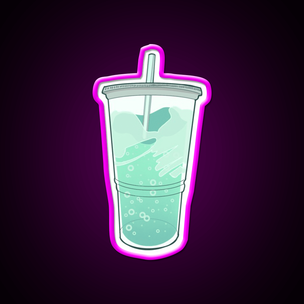 Baja Blast Fast Food Led Neon Sign For Burger Place Wall Art Rgb Color - Shineneon