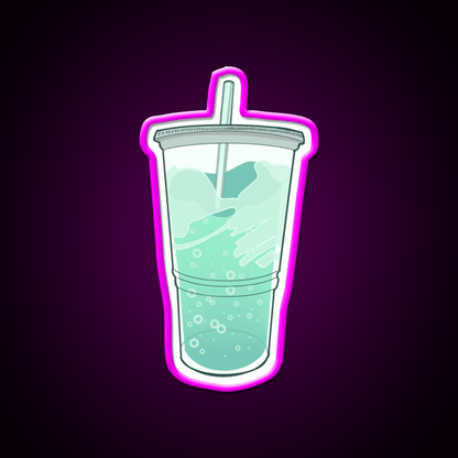 Baja Blast Fast Food Led Neon Sign For Burger Place Wall Art Rgb Color - Shineneon