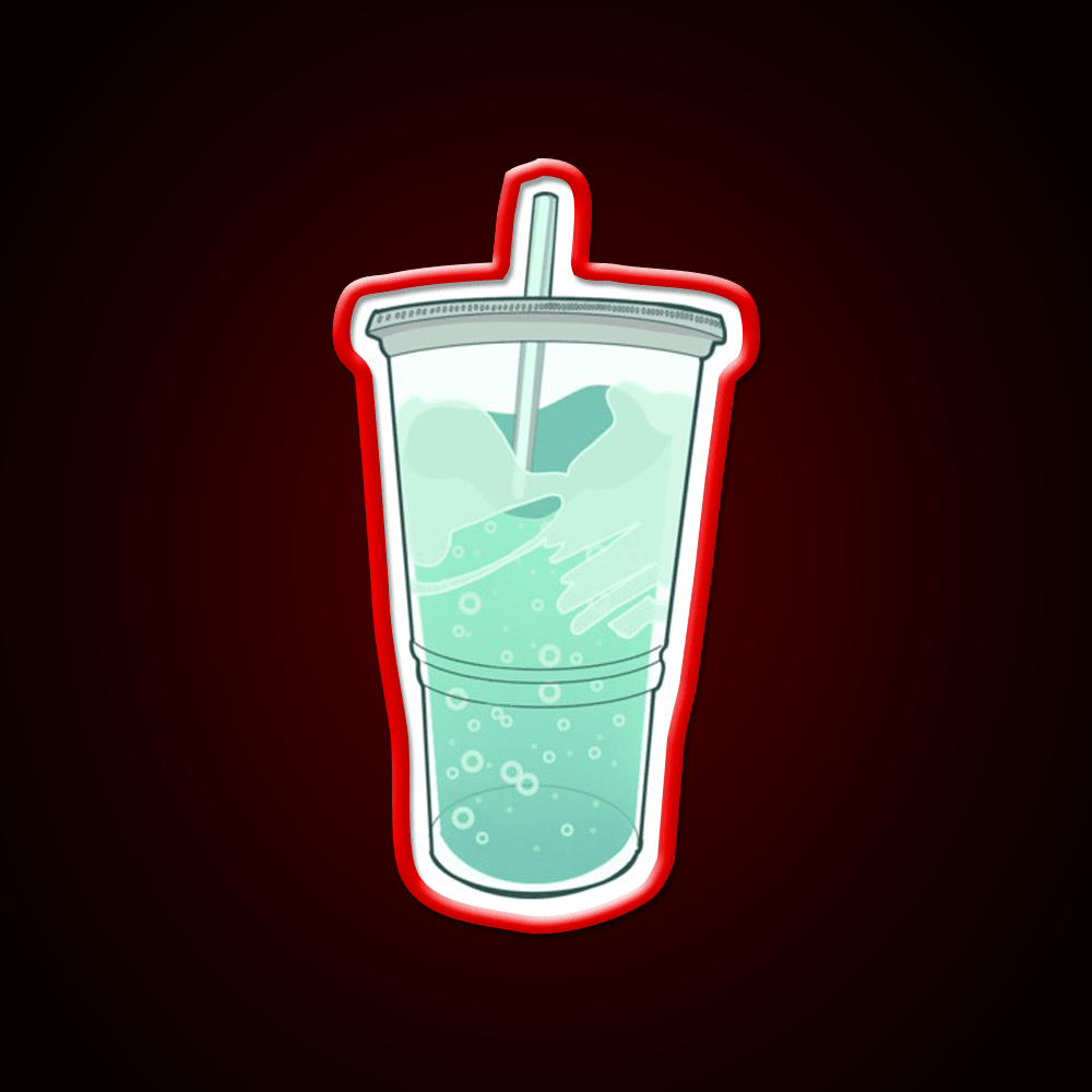 Baja Blast Fast Food Led Neon Sign For Burger Place Wall Art Rgb Color - Shineneon