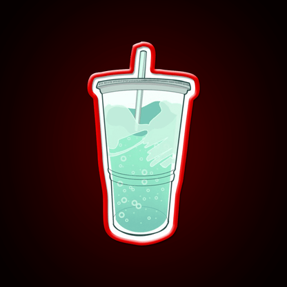 Baja Blast Fast Food Led Neon Sign For Burger Place Wall Art Rgb Color - Shineneon