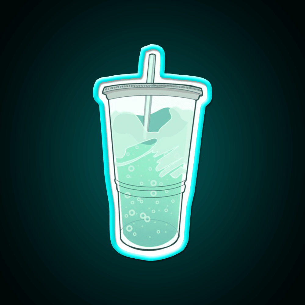 Baja Blast Fast Food Led Neon Sign For Burger Place Wall Art Rgb Color - Shineneon