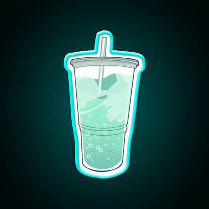 Baja Blast Fast Food Led Neon Sign For Burger Place Wall Art Rgb Color - Shineneon