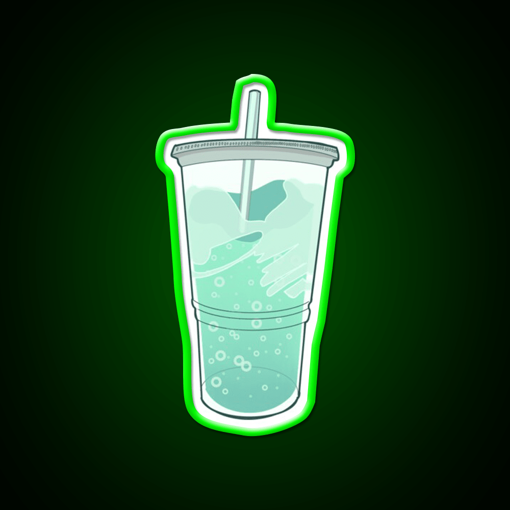 Baja Blast Fast Food Led Neon Sign For Burger Place Wall Art Rgb Color - Shineneon