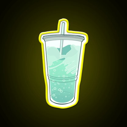 Baja Blast Fast Food Led Neon Sign For Burger Place Wall Art Rgb Color - Shineneon