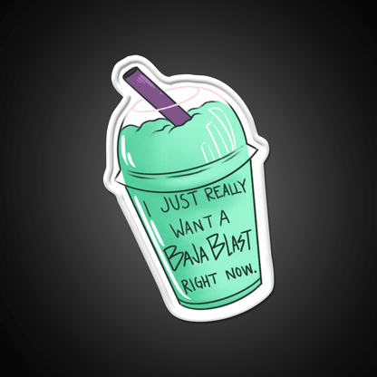 Baja Blast Freeze Fast Food Led Neon Sign For Burger Place Rgb Color - Shineneon