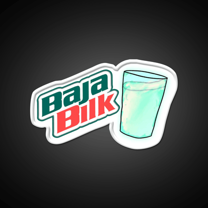 Baja Blast Milk Fast Food Led Neon Sign For Burger Place Rgb Color - Shineneon