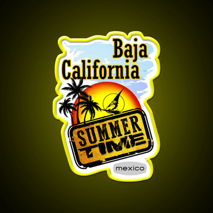 Baja California Mexico Party Drink Tequila Led Neon Sign Rgb Color - Shineneon