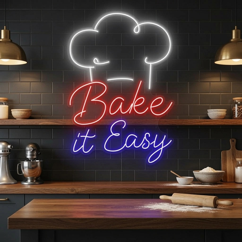 Bake It Easy Wall Decor LED Neon Sign - 02 High-Converting Product Image