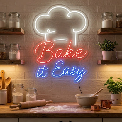 Bake It Easy Wall Decor LED Neon Sign - 03 Real Lifestyle Scene