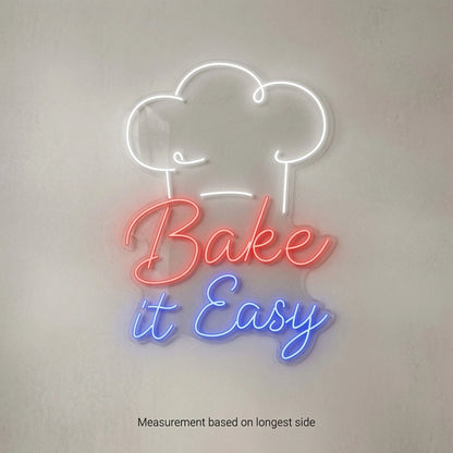 Bake It Easy Wall Decor LED Neon Sign - 04 Size Image