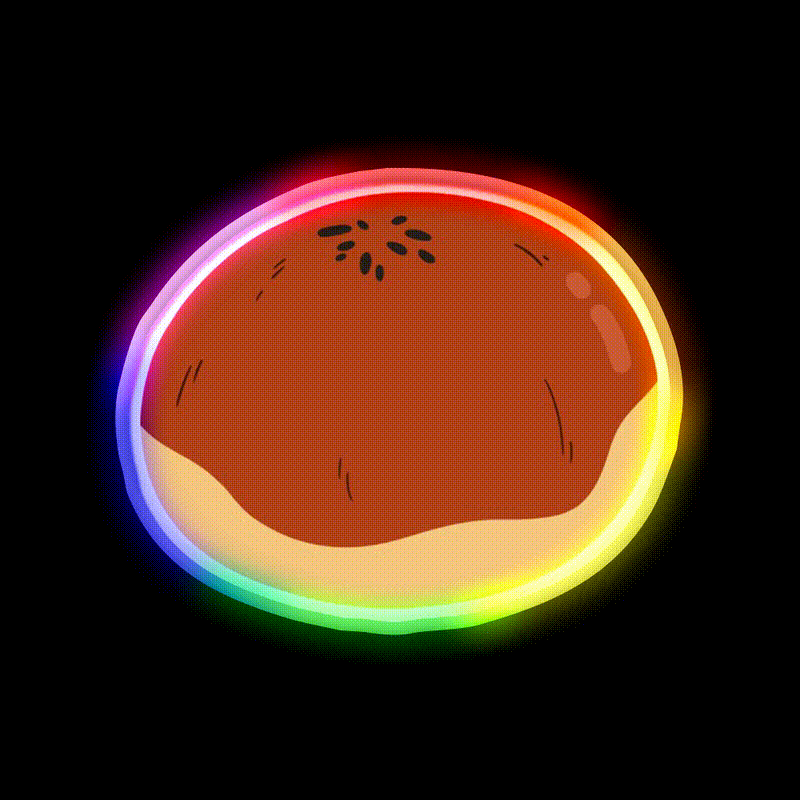 Baked Char Siu Bao Led Neon Sign Chinese Food Rgb Color