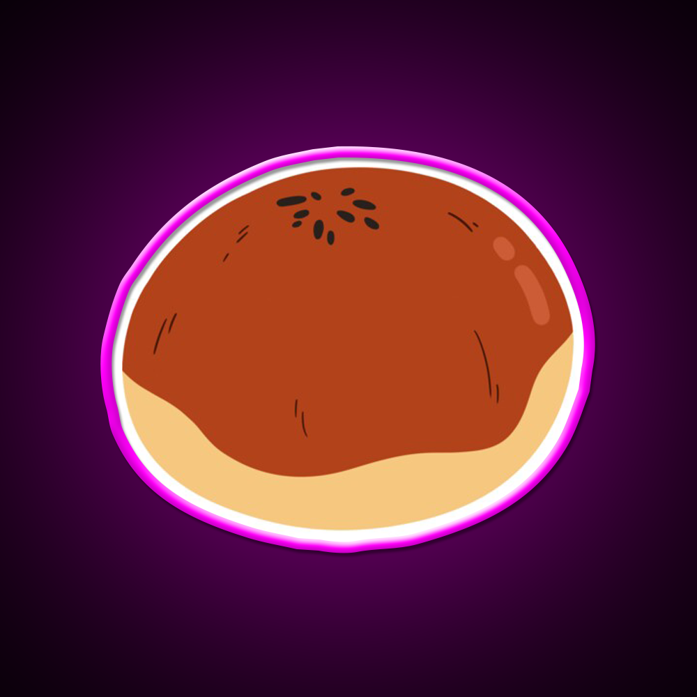 Baked Char Siu Bao Led Neon Sign Chinese Food Rgb Color