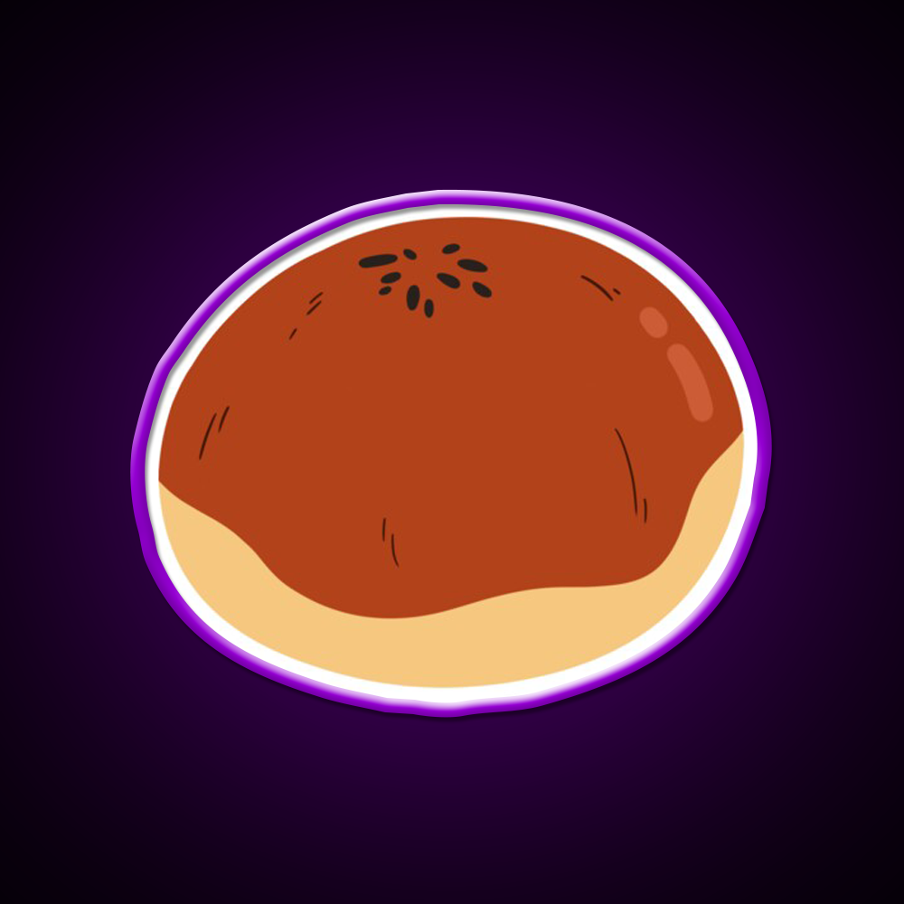 Baked Char Siu Bao Led Neon Sign Chinese Food Rgb Color