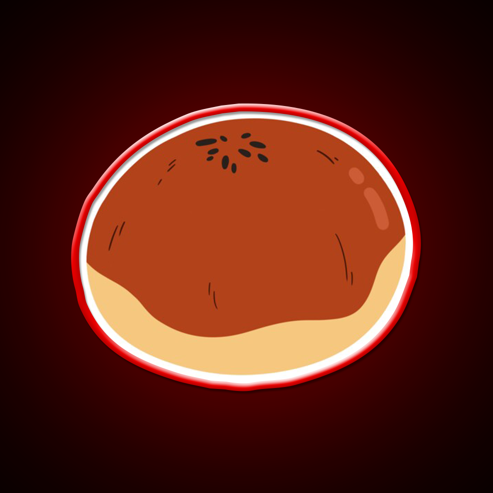 Baked Char Siu Bao Led Neon Sign Chinese Food Rgb Color