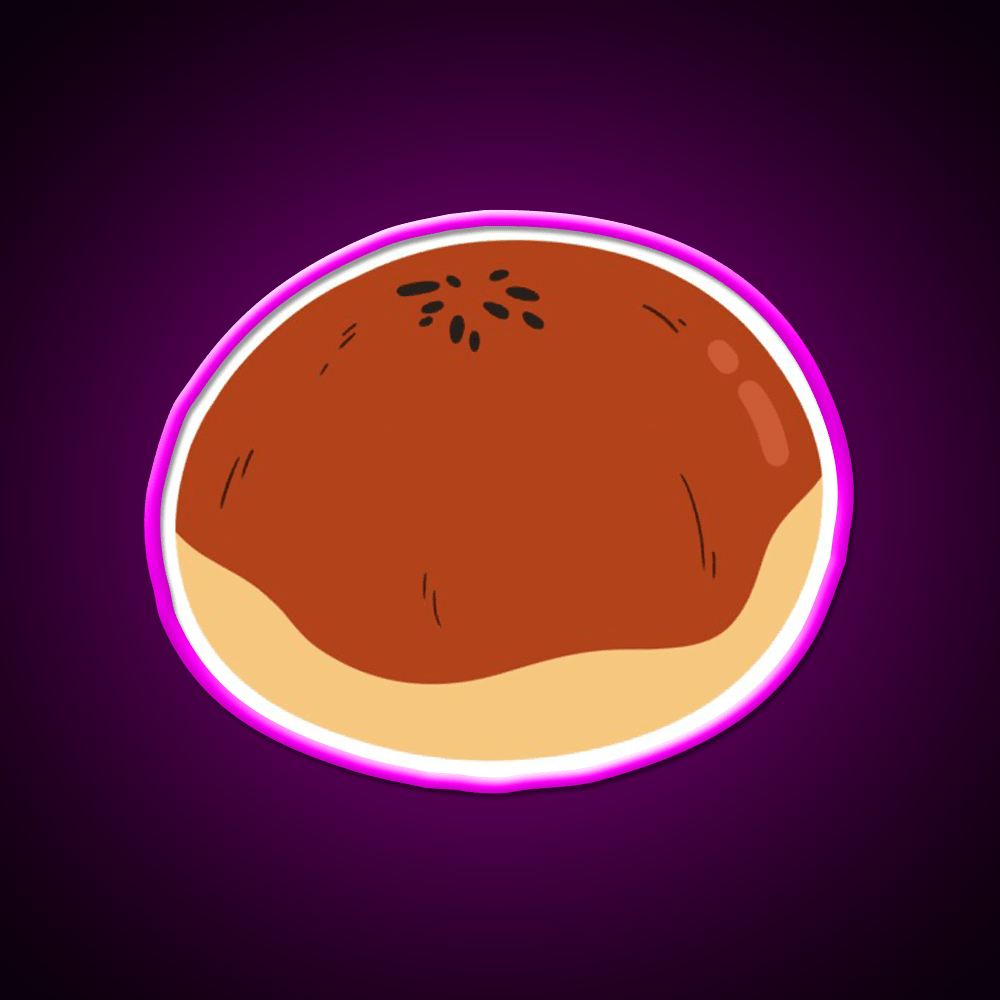 Baked Char Siu Bao Led Neon Sign Chinese Food Rgb Color - Shineneon