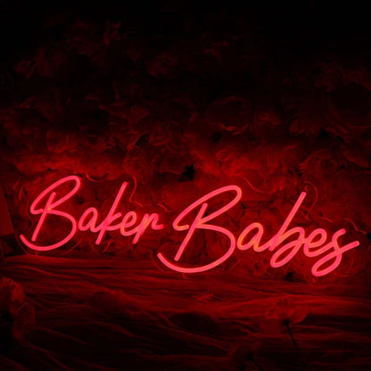 Baker Babes Red Led Neon Sign - Shineneon