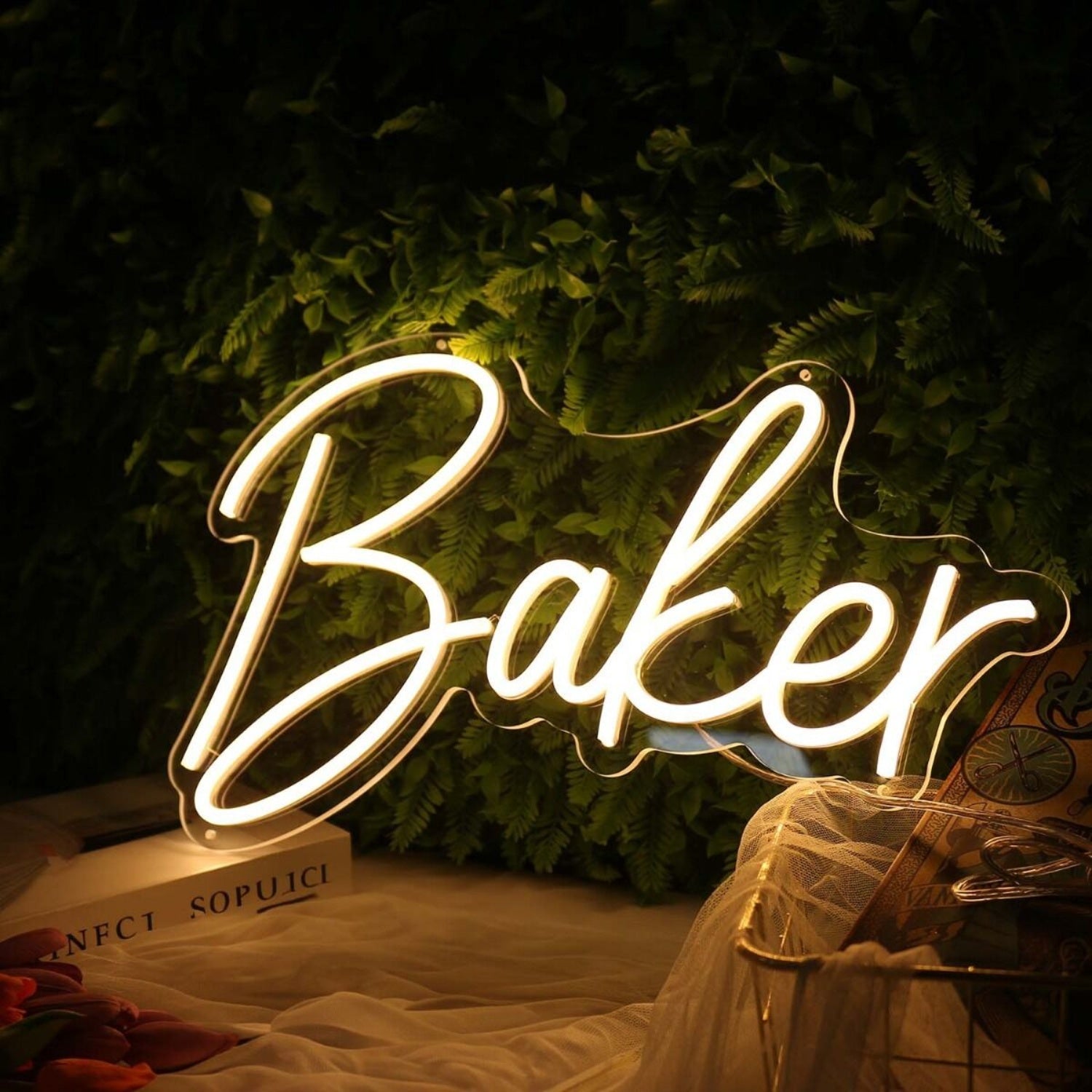 Baker Yellow Led Neon Sign - Shineneon