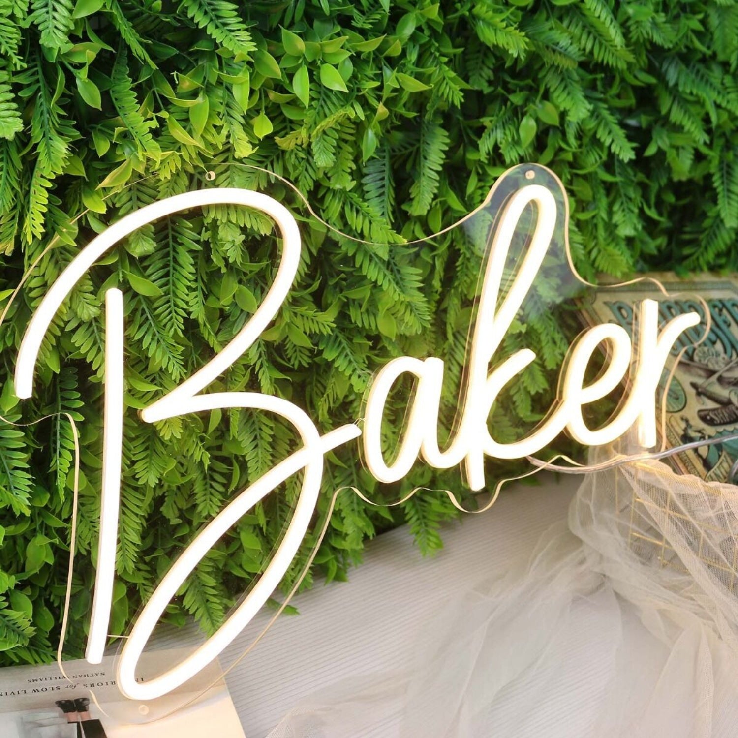 Baker Yellow Led Neon Sign - Shineneon