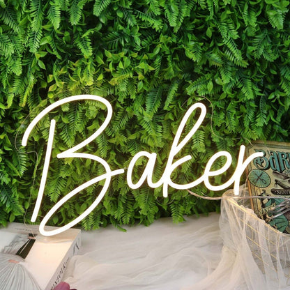 Baker Yellow Led Neon Sign - Shineneon