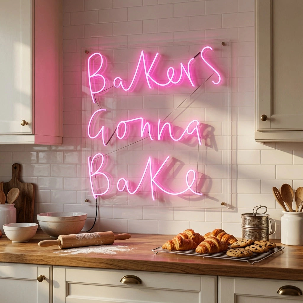 Baker's Donna Bake LED Neon Sign - 02 High-Converting Product Image