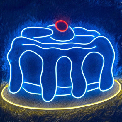 Bakery Cake Blue Red Yellow Led Neon Sign For Party Bakery Decor | Shineneon