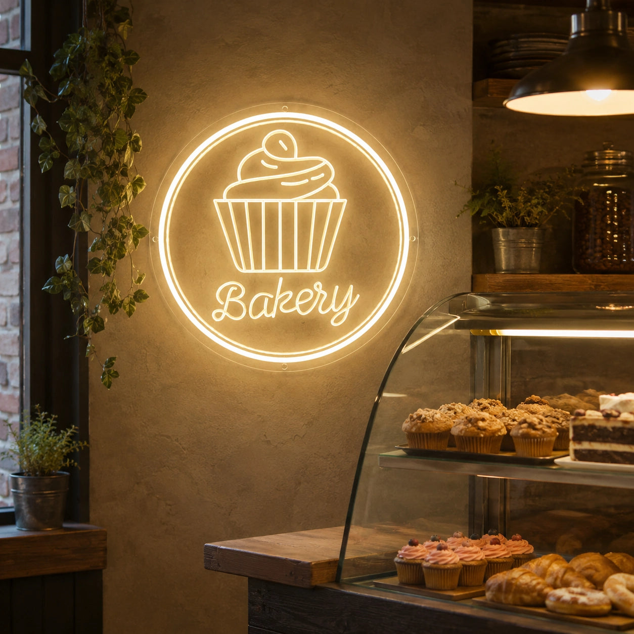 Bakery LED Neon Sign - 03 Real Lifestyle Scene