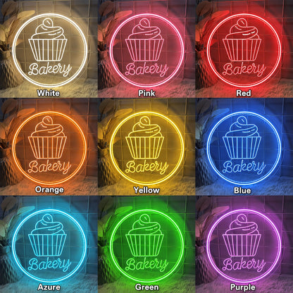 Bakery LED Neon Sign - 05 Color Grid