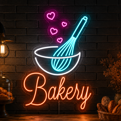 Bakery LED Neon Sign Living Room Decor - 01 Original Product Image